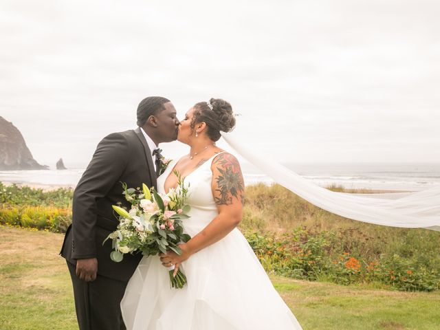 Isiah and Lillie&apos;s Wedding in Cannon Beach, Oregon 25