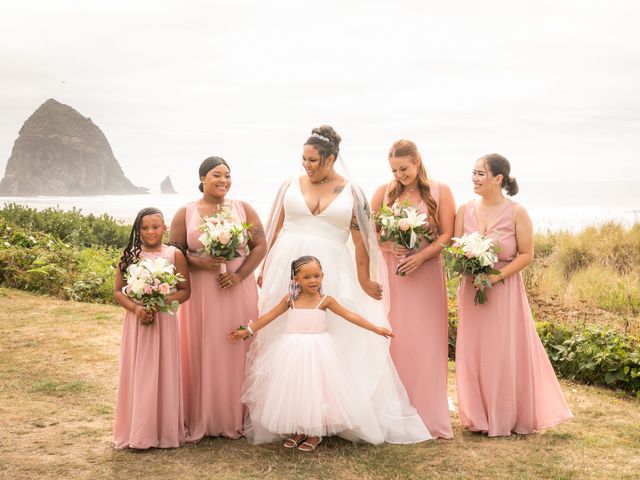 Isiah and Lillie&apos;s Wedding in Cannon Beach, Oregon 32