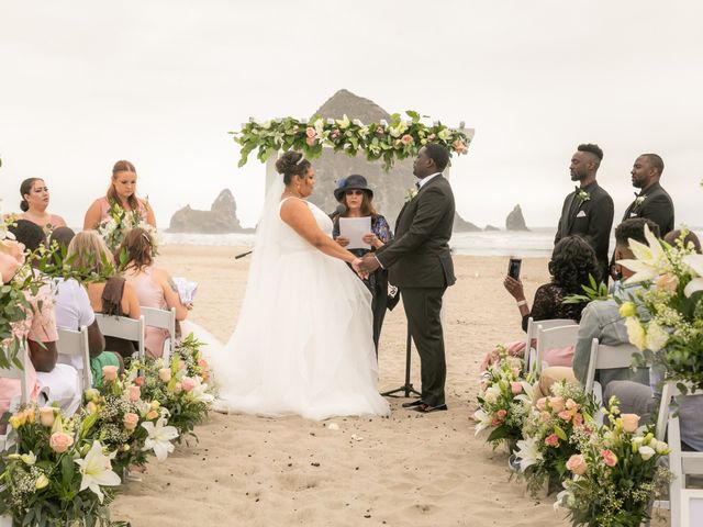 Isiah and Lillie&apos;s Wedding in Cannon Beach, Oregon 48