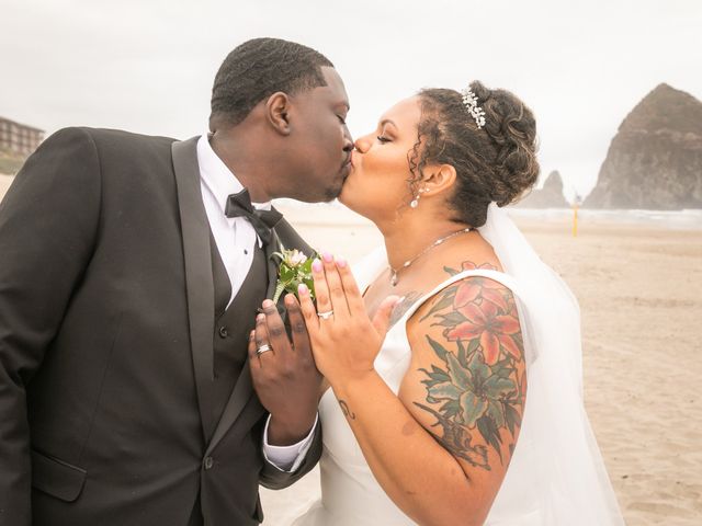 Isiah and Lillie&apos;s Wedding in Cannon Beach, Oregon 54