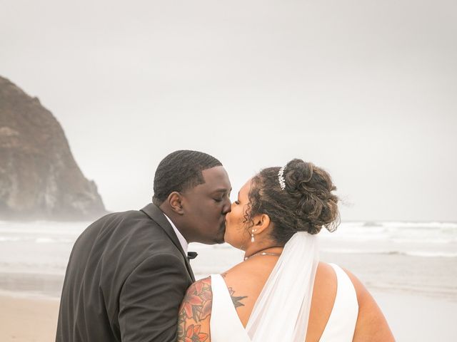Isiah and Lillie&apos;s Wedding in Cannon Beach, Oregon 58