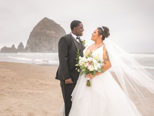 Isiah and Lillie&apos;s Wedding in Cannon Beach, Oregon 60