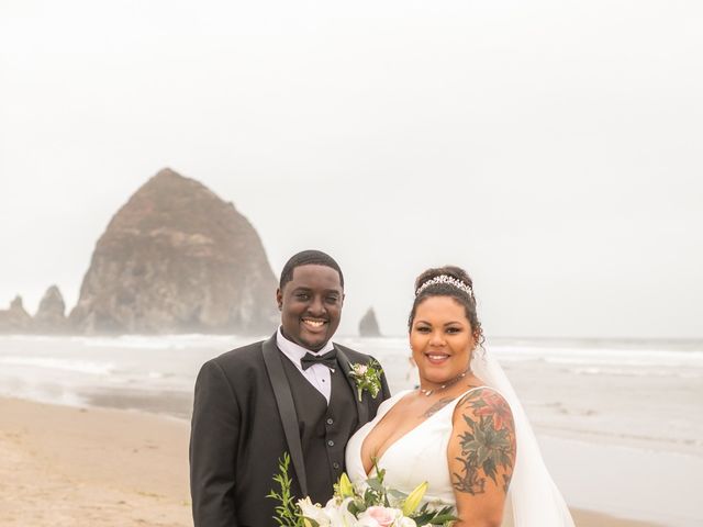 Isiah and Lillie&apos;s Wedding in Cannon Beach, Oregon 61