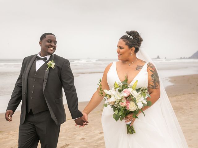 Isiah and Lillie&apos;s Wedding in Cannon Beach, Oregon 63