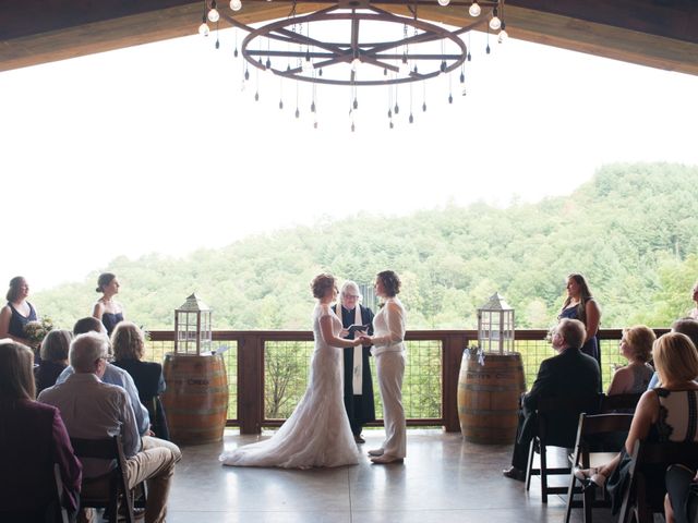 Martha and Victoria&apos;s Wedding in Sylva, North Carolina 13