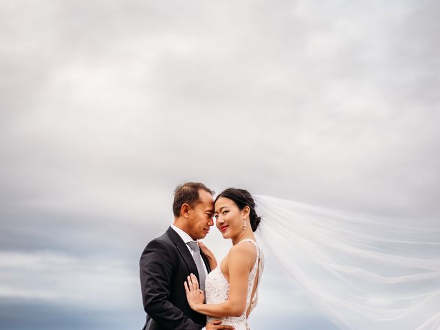 Paul and Sing&apos;s Wedding in Big Sur, California 13