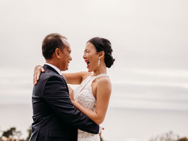 Paul and Sing&apos;s Wedding in Big Sur, California 18