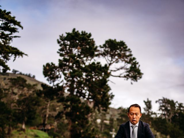 Paul and Sing&apos;s Wedding in Big Sur, California 19