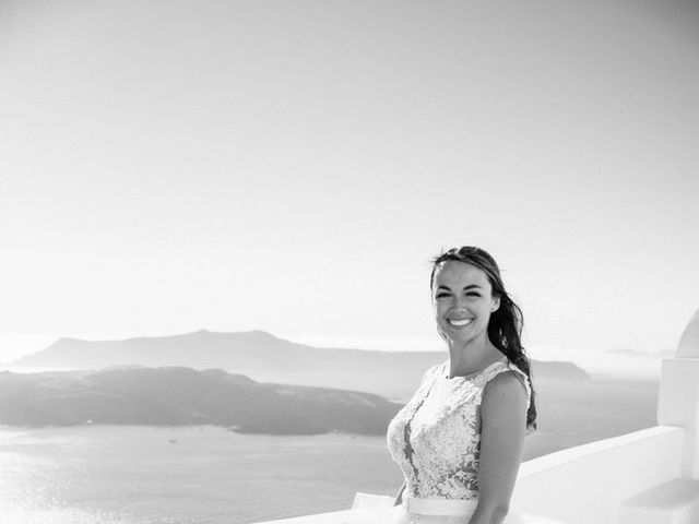 Peter and Agota&apos;s Wedding in Santorini, Greece 5