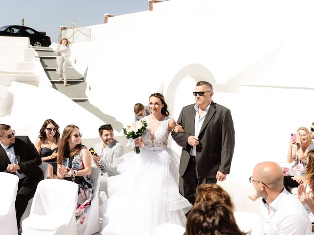 Peter and Agota&apos;s Wedding in Santorini, Greece 51