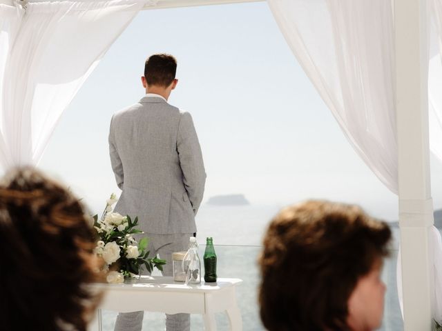 Peter and Agota&apos;s Wedding in Santorini, Greece 53