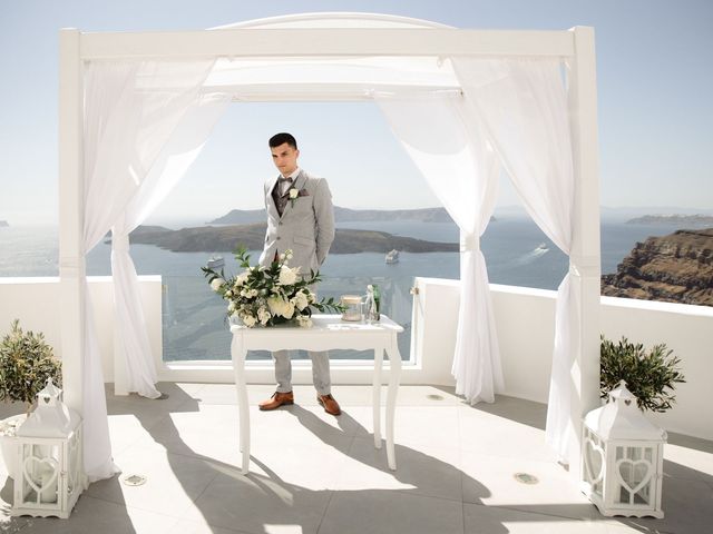 Peter and Agota&apos;s Wedding in Santorini, Greece 55