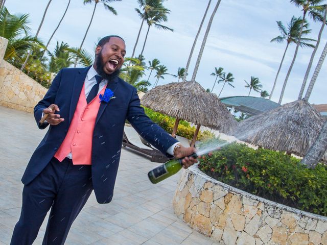 Khaliff and Moet&apos;s Wedding in Punta Cana, Dominican Republic 19
