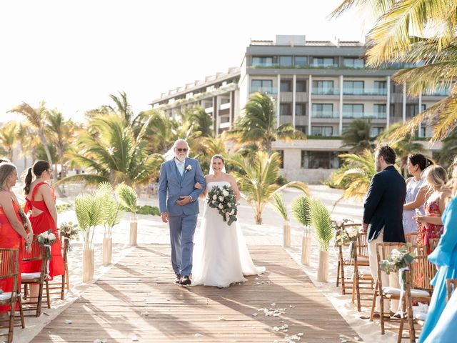 Austin and Nicole's Wedding in Cancun, Mexico 81