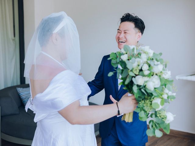 Shuai Li and Jennie&apos;s Wedding in Cancun, Mexico 18