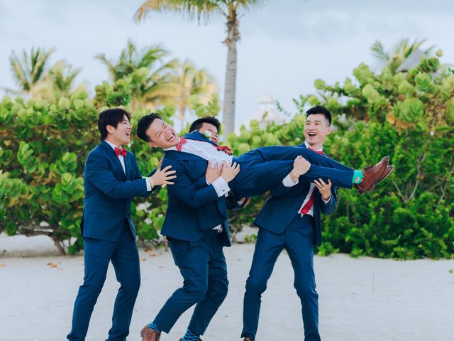 Shuai Li and Jennie&apos;s Wedding in Cancun, Mexico 42