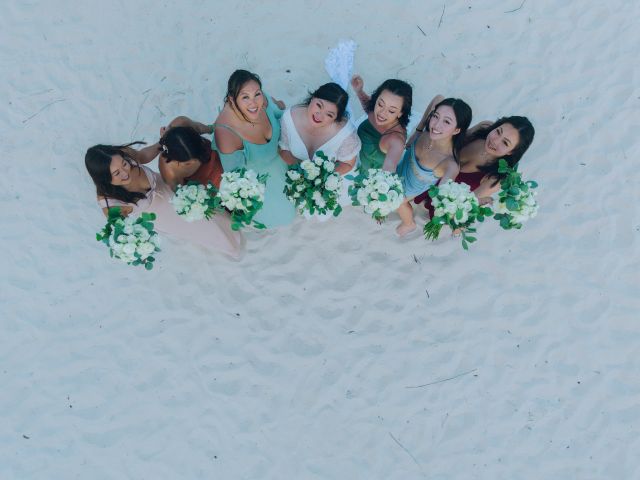 Shuai Li and Jennie&apos;s Wedding in Cancun, Mexico 43