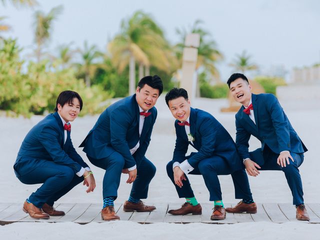 Shuai Li and Jennie&apos;s Wedding in Cancun, Mexico 44