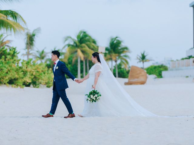 Shuai Li and Jennie&apos;s Wedding in Cancun, Mexico 47