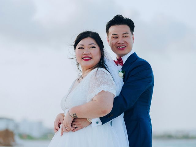 Shuai Li and Jennie&apos;s Wedding in Cancun, Mexico 52