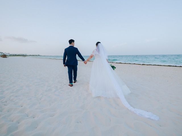 Shuai Li and Jennie&apos;s Wedding in Cancun, Mexico 53