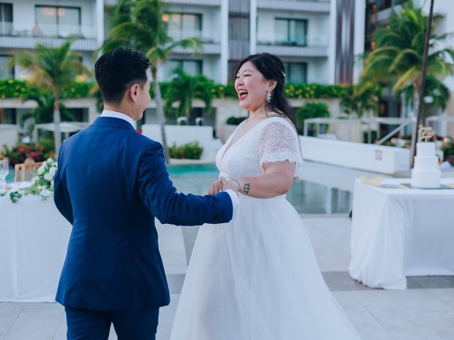 Shuai Li and Jennie&apos;s Wedding in Cancun, Mexico 55