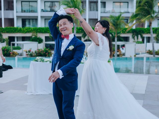 Shuai Li and Jennie&apos;s Wedding in Cancun, Mexico 56