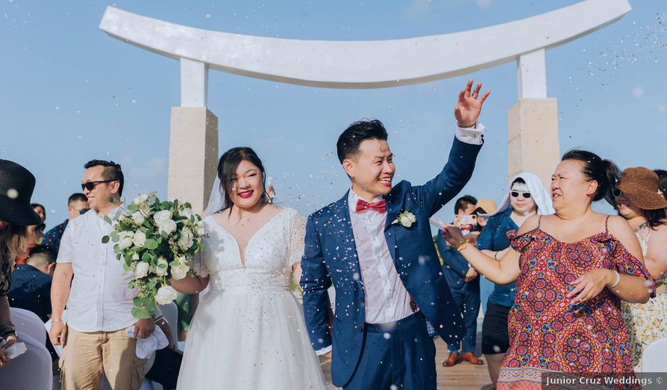 Shuai Li and Jennie's Wedding in Cancun, Mexico