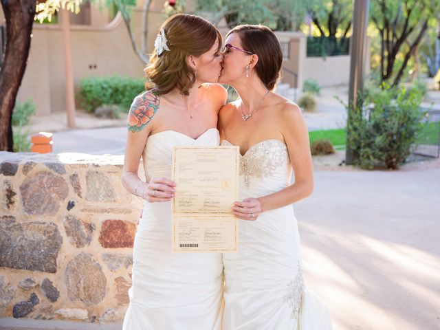 Sarah and Stephanie&apos;s Wedding in Scottsdale, Arizona 14