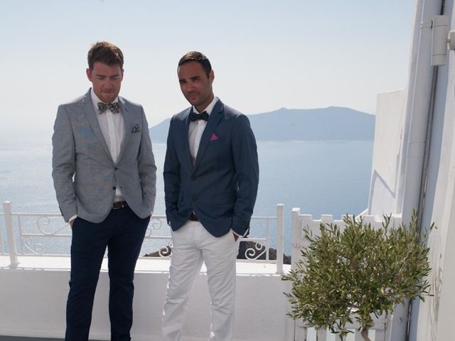 Garry and Karolina&apos;s Wedding in Santorini, Greece 11