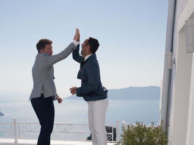 Garry and Karolina&apos;s Wedding in Santorini, Greece 12