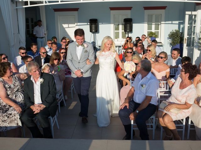 Garry and Karolina&apos;s Wedding in Santorini, Greece 29