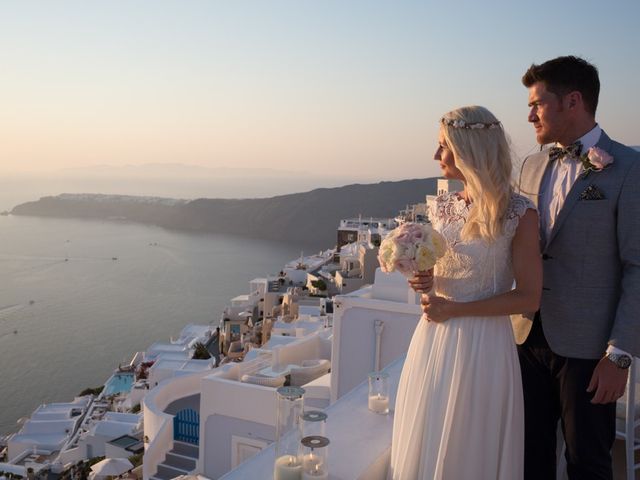 Garry and Karolina&apos;s Wedding in Santorini, Greece 33