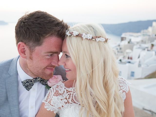 Garry and Karolina&apos;s Wedding in Santorini, Greece 39