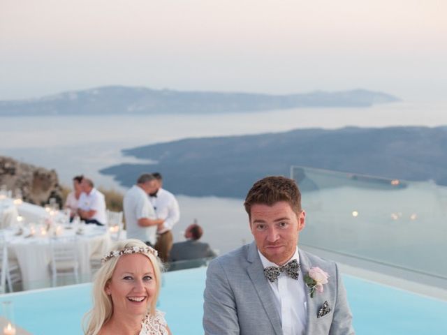 Garry and Karolina&apos;s Wedding in Santorini, Greece 42