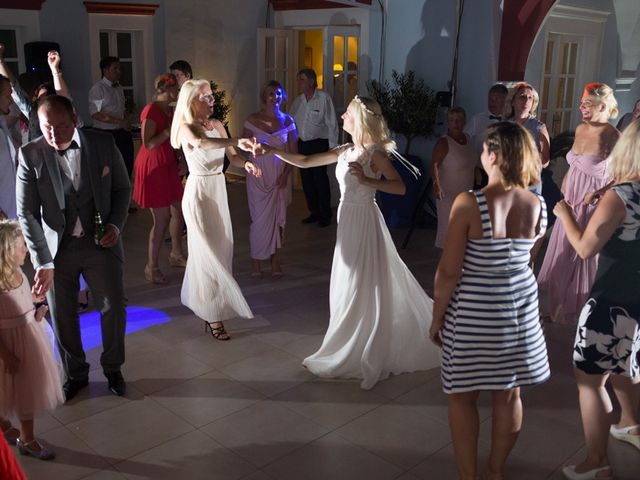 Garry and Karolina&apos;s Wedding in Santorini, Greece 48