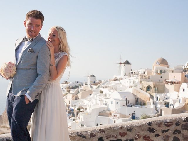 Garry and Karolina&apos;s Wedding in Santorini, Greece 52