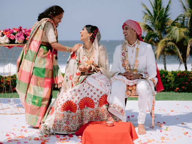 Sagars and Krishna&apos;s Wedding in Puerto Vallarta, Mexico 45