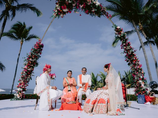 Sagars and Krishna&apos;s Wedding in Puerto Vallarta, Mexico 53