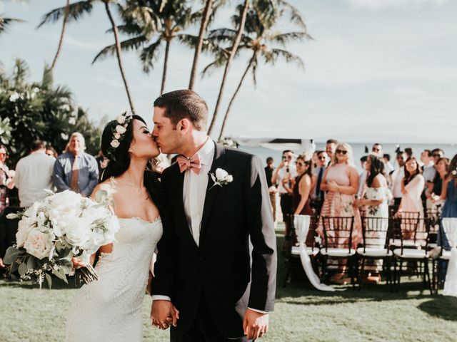 Aaron and Jennifer&apos;s Wedding in Kihei, Hawaii 87