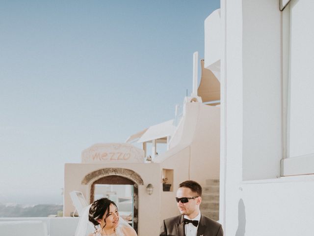 Christian and Lissette &apos;s Wedding in Santorini, Greece 33