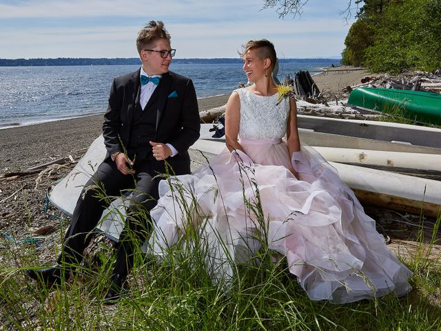 Jordan and Jessica&apos;s Wedding in Anderson Island, Washington 37