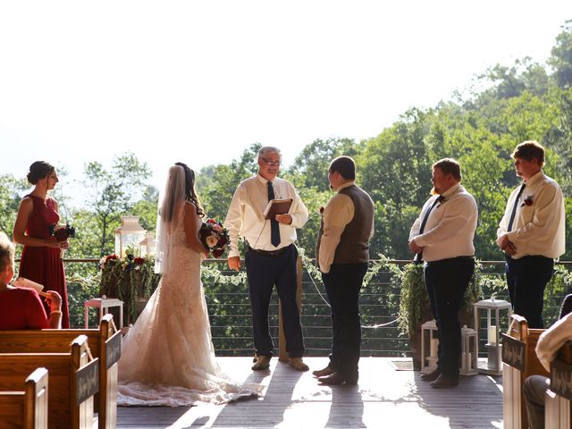 Carleigh and Logan&apos;s Wedding in Whittier, North Carolina 17