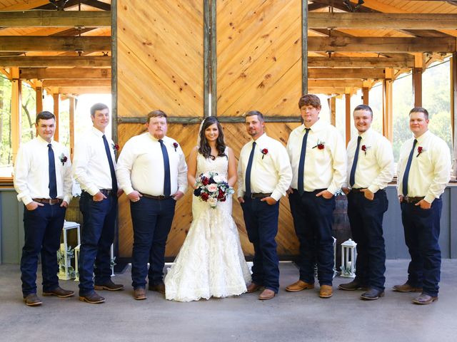 Carleigh and Logan&apos;s Wedding in Whittier, North Carolina 18