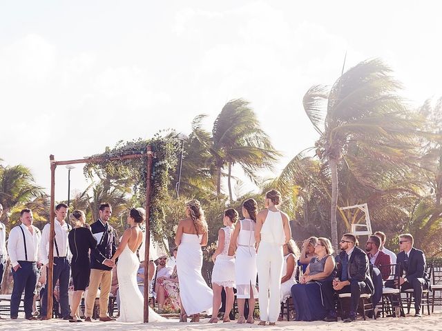 Liam and Julia's Wedding in Playa del Carmen, Mexico 22