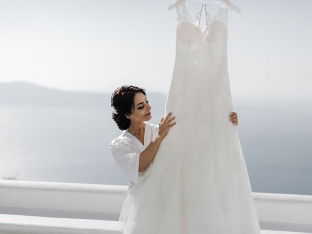 Shadi and Siamak&apos;s Wedding in Santorini, Greece 12
