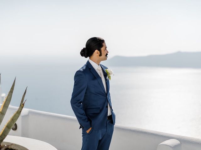 Shadi and Siamak&apos;s Wedding in Santorini, Greece 33