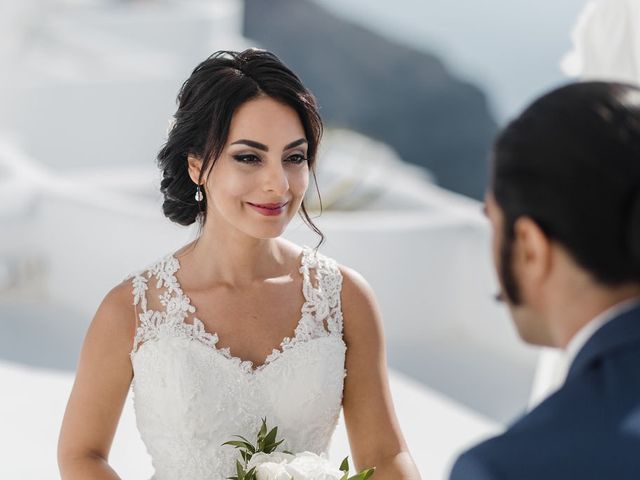 Shadi and Siamak&apos;s Wedding in Santorini, Greece 49