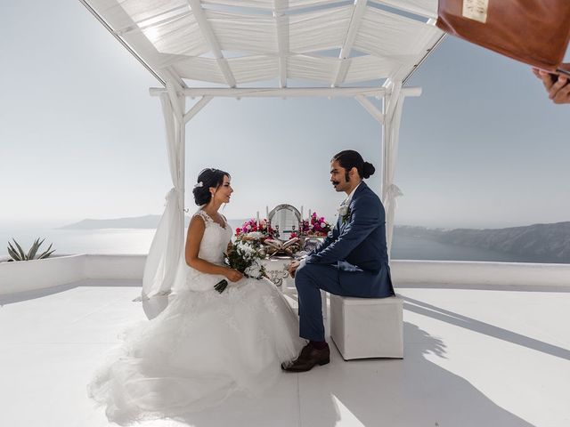 Shadi and Siamak&apos;s Wedding in Santorini, Greece 59
