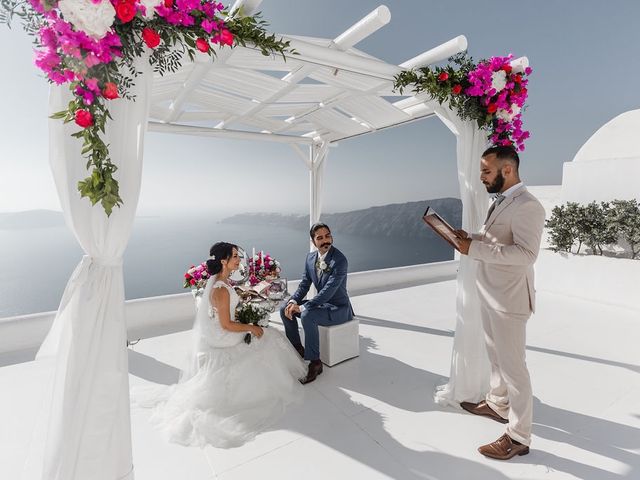 Shadi and Siamak&apos;s Wedding in Santorini, Greece 61